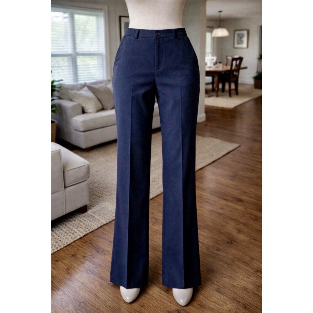 Report Collection Kohls Slim Fit Stretch Navy Blue Dress Pants Women’s 32 X 32
